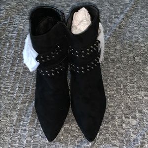 Suede booties